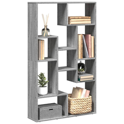 Libreria Grigio Sonoma 72x20x120 cm in Truciolato