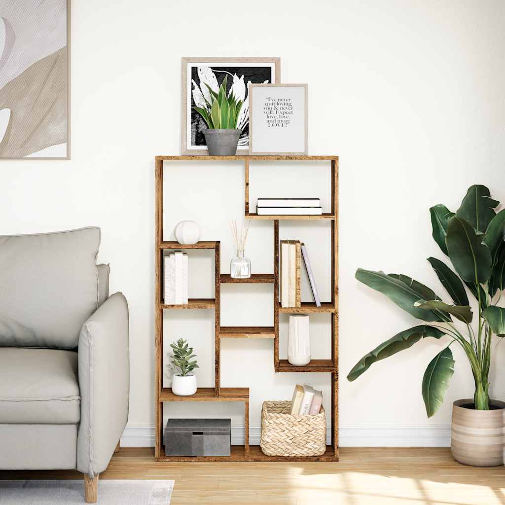 Libreria Legno Antico 72x20x120,5 cm in Truciolato | homemem39
