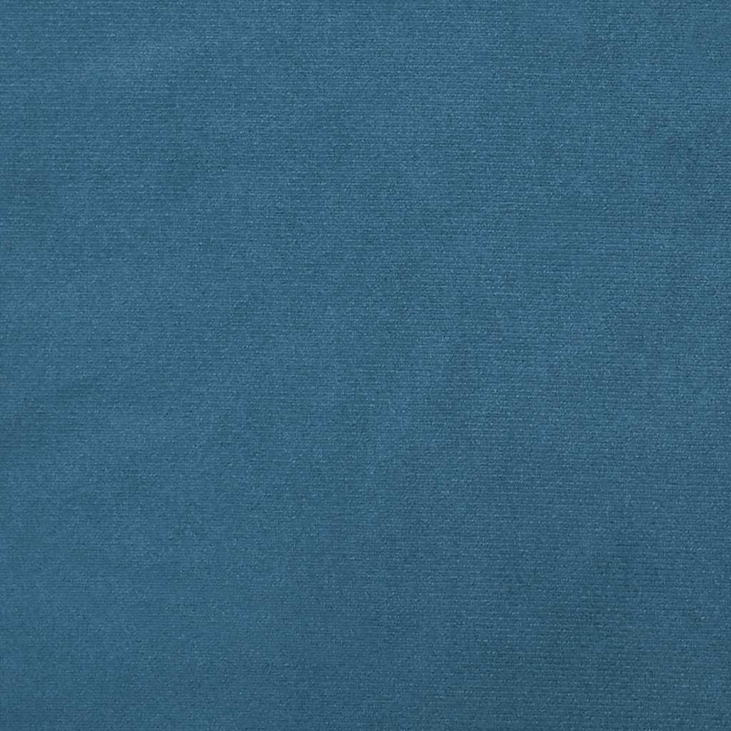 Giroletto senza Materasso Blu Scuro 120x210 cm Velluto