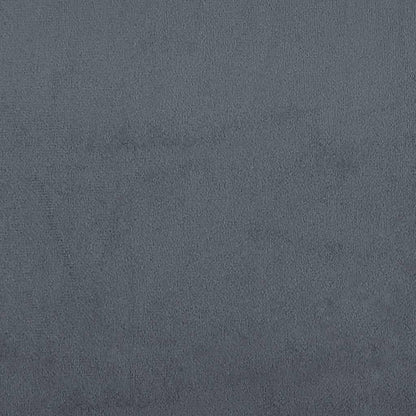 Giroletto senza Materasso Grigio Scuro 180x210 cm Velluto