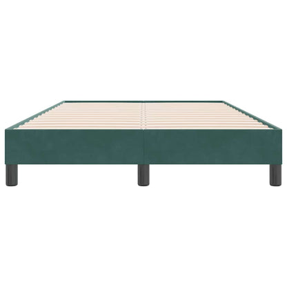 Giroletto senza Materasso Verde Scuro 120x220 cm Velluto