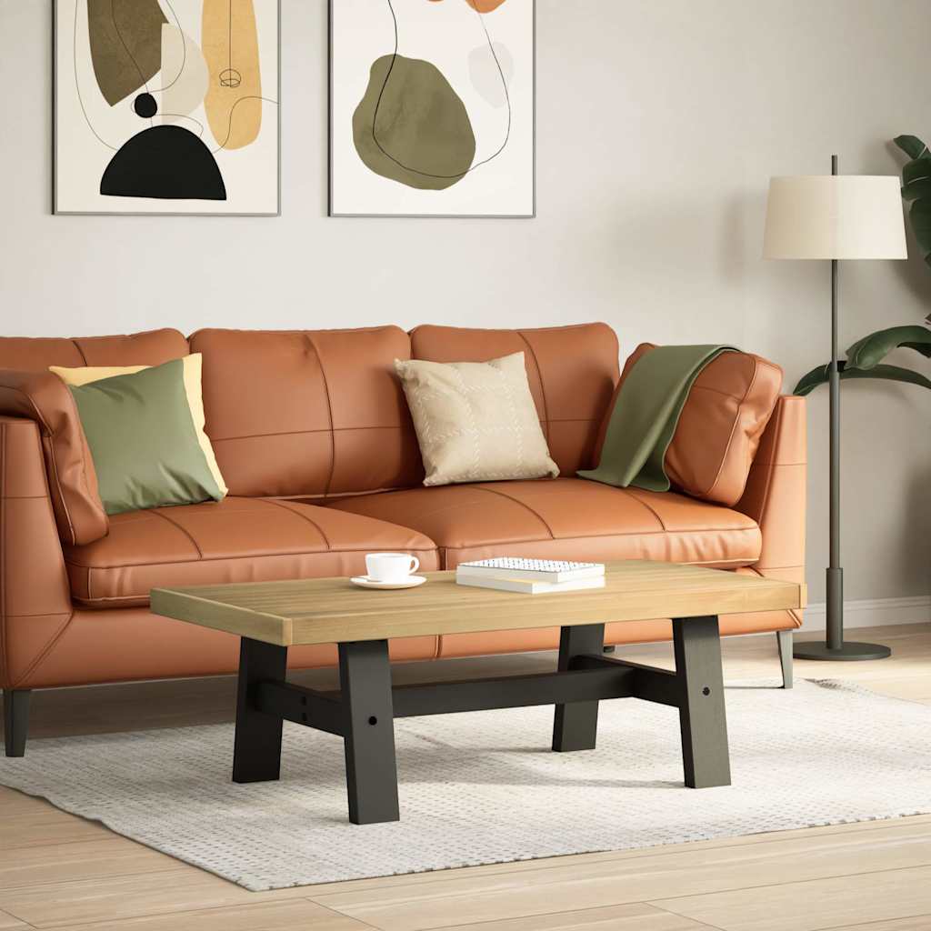 Tavolino NOAIN Gambe a Forma di A 120x60x40cm in Legno Massello | homemem39