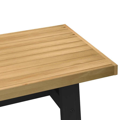 Tavolino NOAIN Gambe a Forma di A 120x60x40cm in Legno Massello | homemem39