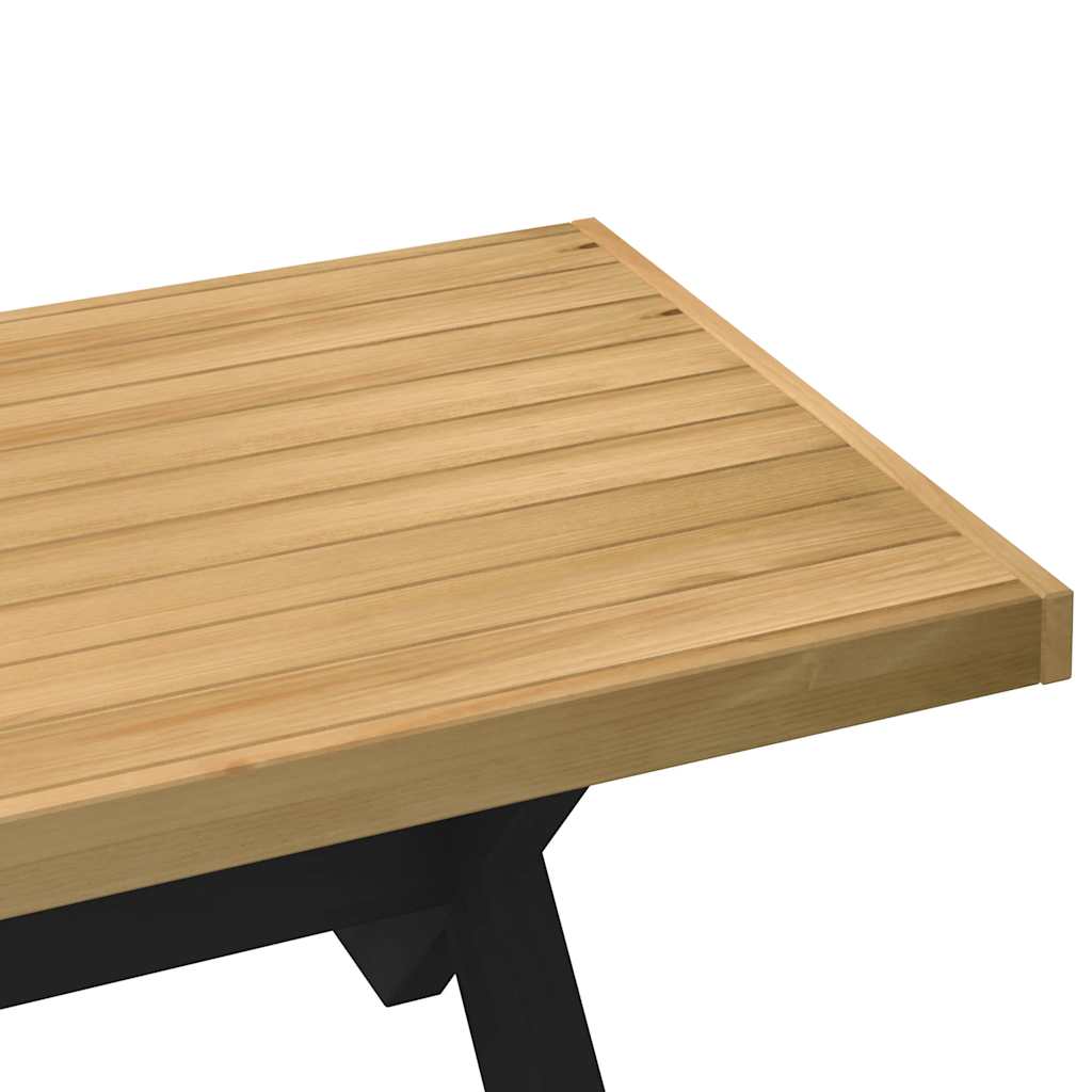 Tavolino NOAIN Gambe a Forma di X 120x60x40cm in Legno Massello | homemem39