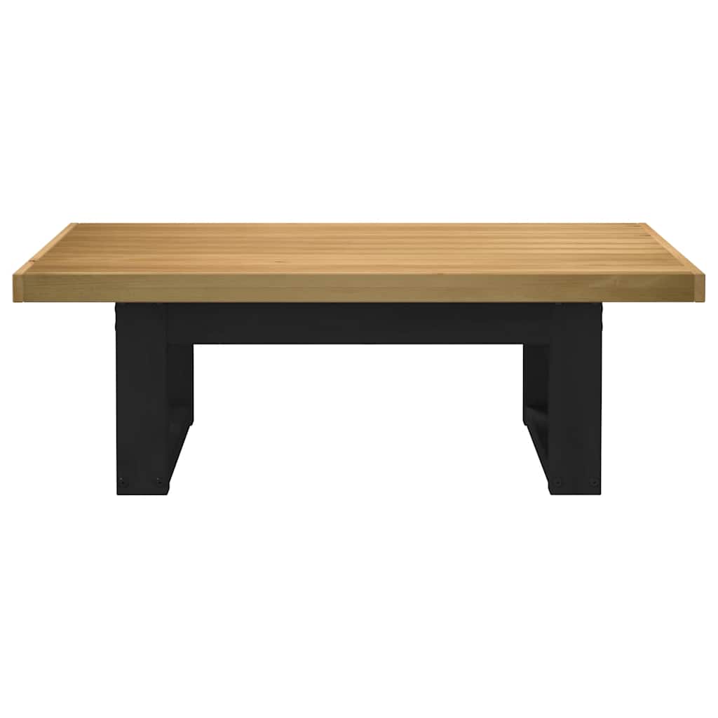 Tavolino NOAIN Gambe a Forma di U 120x60x40cm in Legno Massello | homemem39