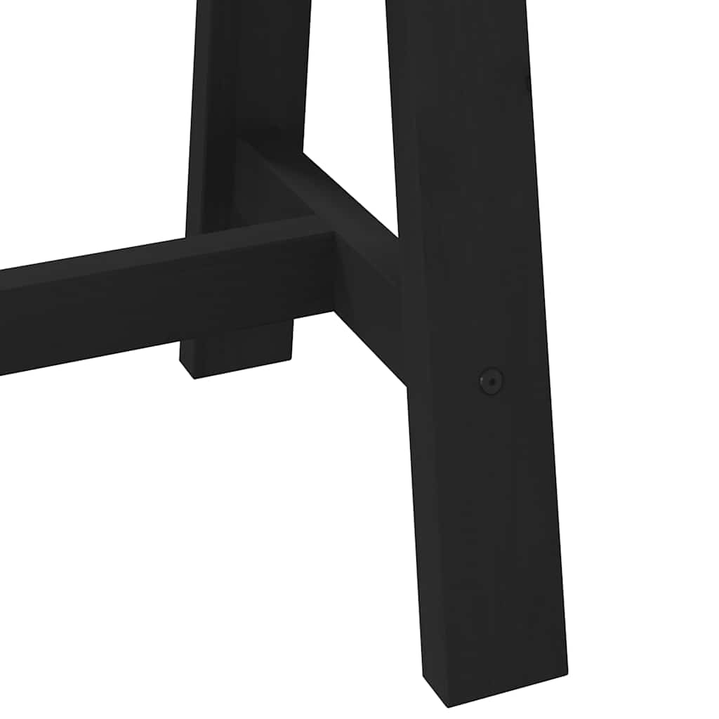 Scrivania NOAIN Gambe a Forma di A 120x50x75 cm Legno Massello - homemem39