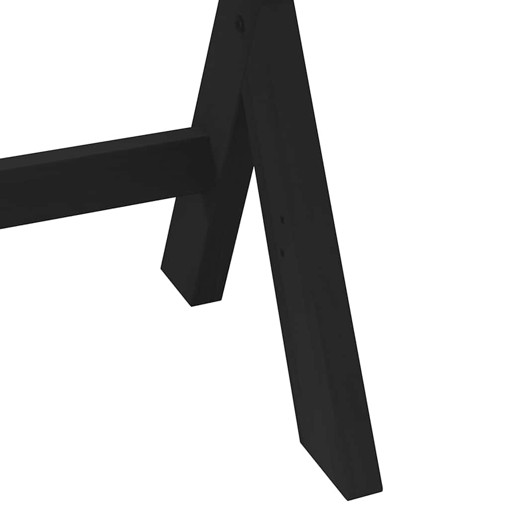 Scrivania NOAIN Gambe a Forma di X 120x50x75 cm Legno Massello - homemem39