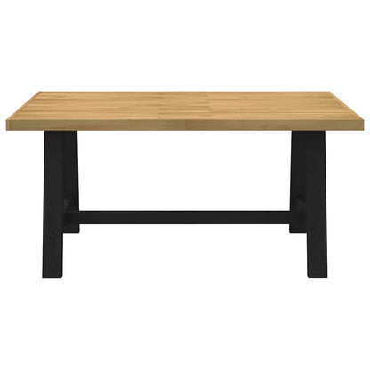 Tavolo Pranzo NOAIN Gambe a Forma A 160x90x75 cm Legno Massello - homemem39
