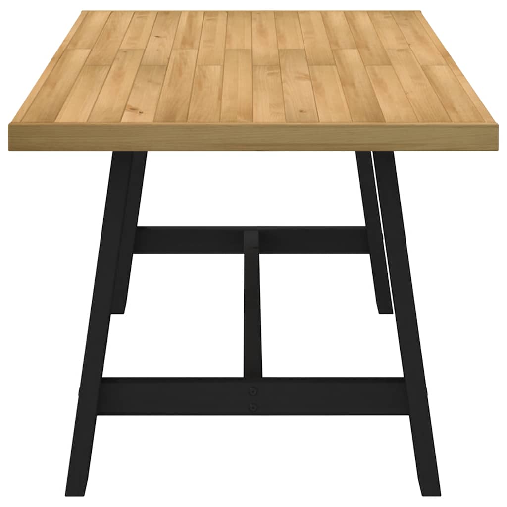 Tavolo Pranzo NOAIN Gambe a Forma A 160x90x75 cm Legno Massello - homemem39