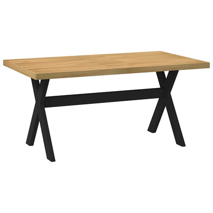 Tavolo Pranzo NOAIN Gambe a Forma X 160x90x75 cm Legno Massello - homemem39