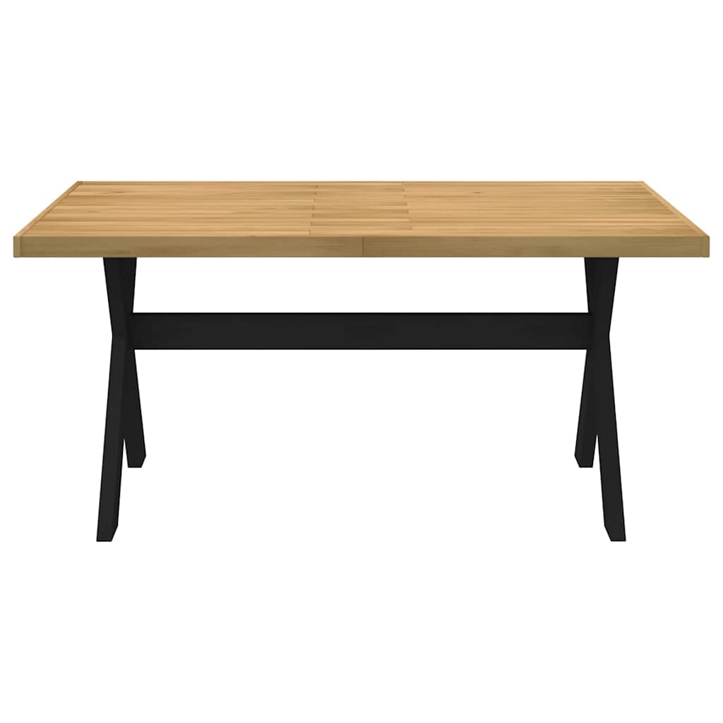 Tavolo Pranzo NOAIN Gambe a Forma X 160x90x75 cm Legno Massello - homemem39
