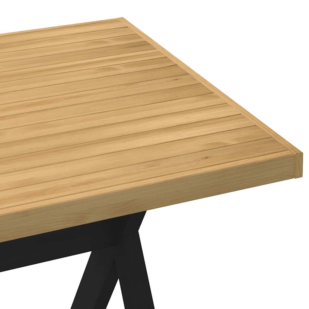Tavolo Pranzo NOAIN Gambe a Forma X 160x90x75 cm Legno Massello - homemem39