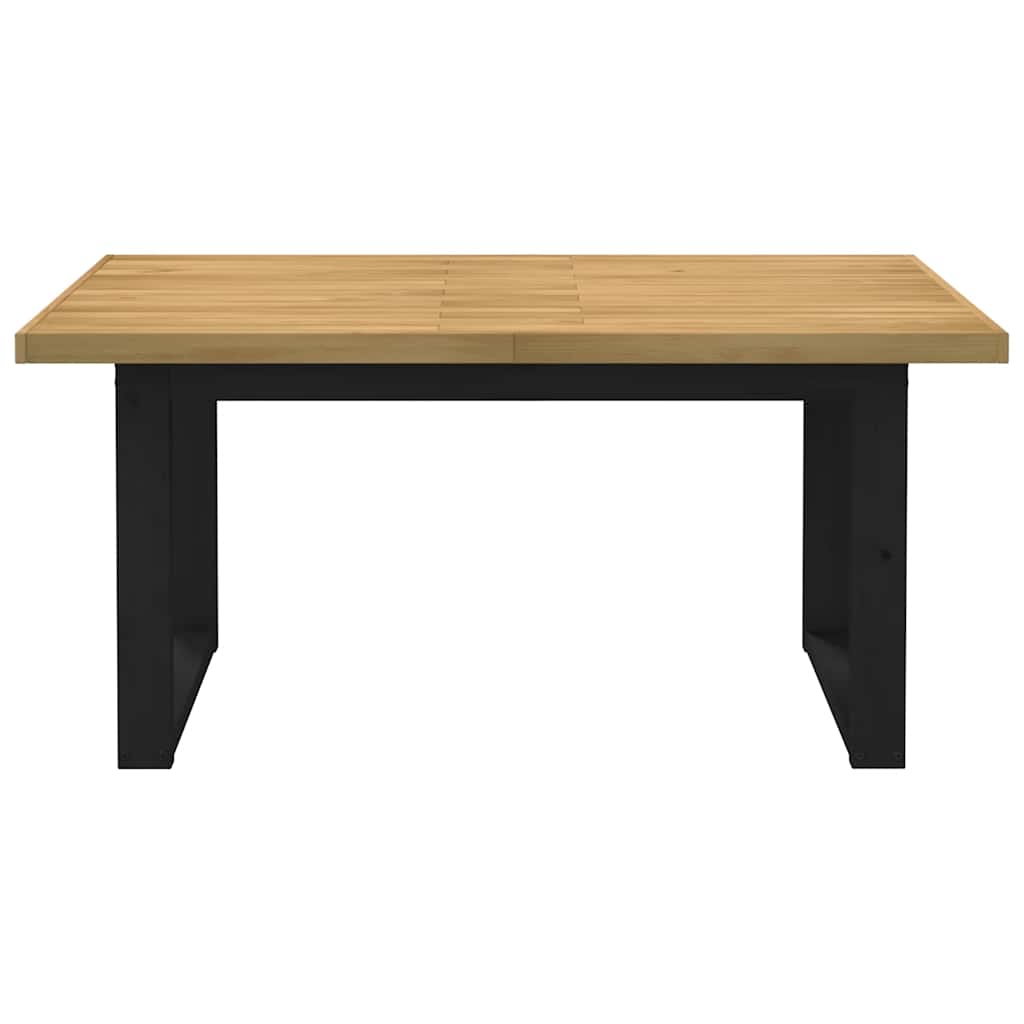 Tavolo Pranzo NOAIN Gambe a Forma U 160x90x75 cm Legno Massello