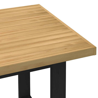 Tavolo Pranzo NOAIN Gambe a Forma U 160x90x75 cm Legno Massello | homemem39