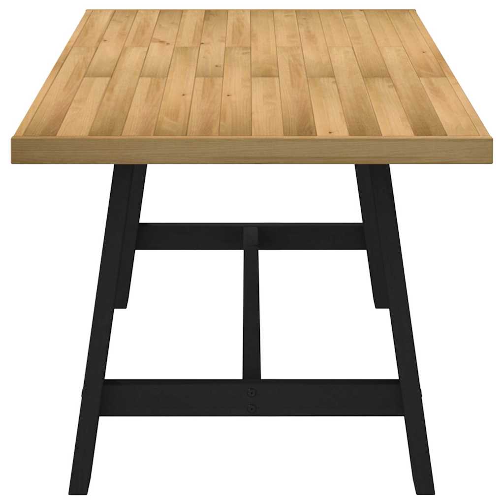 Tavolo Pranzo NOAIN Gambe a Forma A 180x90x75 cm Legno Massello