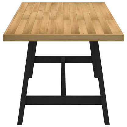 Tavolo Pranzo NOAIN Gambe a Forma A 180x90x75 cm Legno Massello