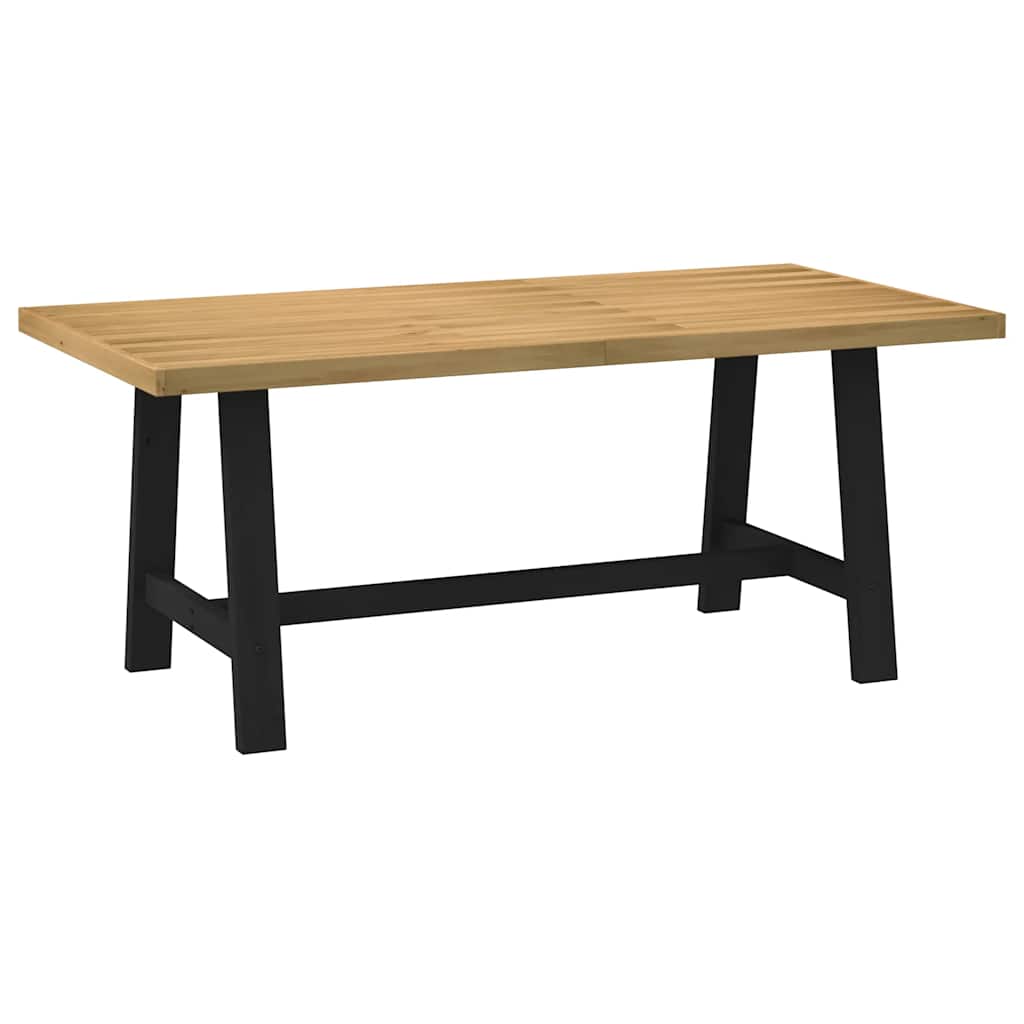Tavolo Pranzo NOAIN Gambe a Forma A 180x90x75 cm Legno Massello