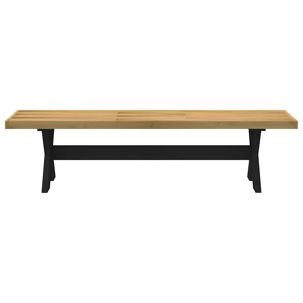 Panca Pranzo NOAIN Gambe a Forma X 180x40x45 cm Legno Massello | homemem39