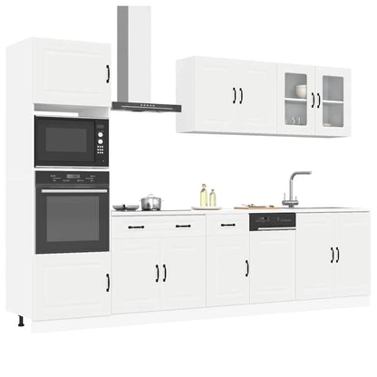 Set Mobili da Cucina 7 pz Kalmar Bianco Legno Multistrato | homemem39