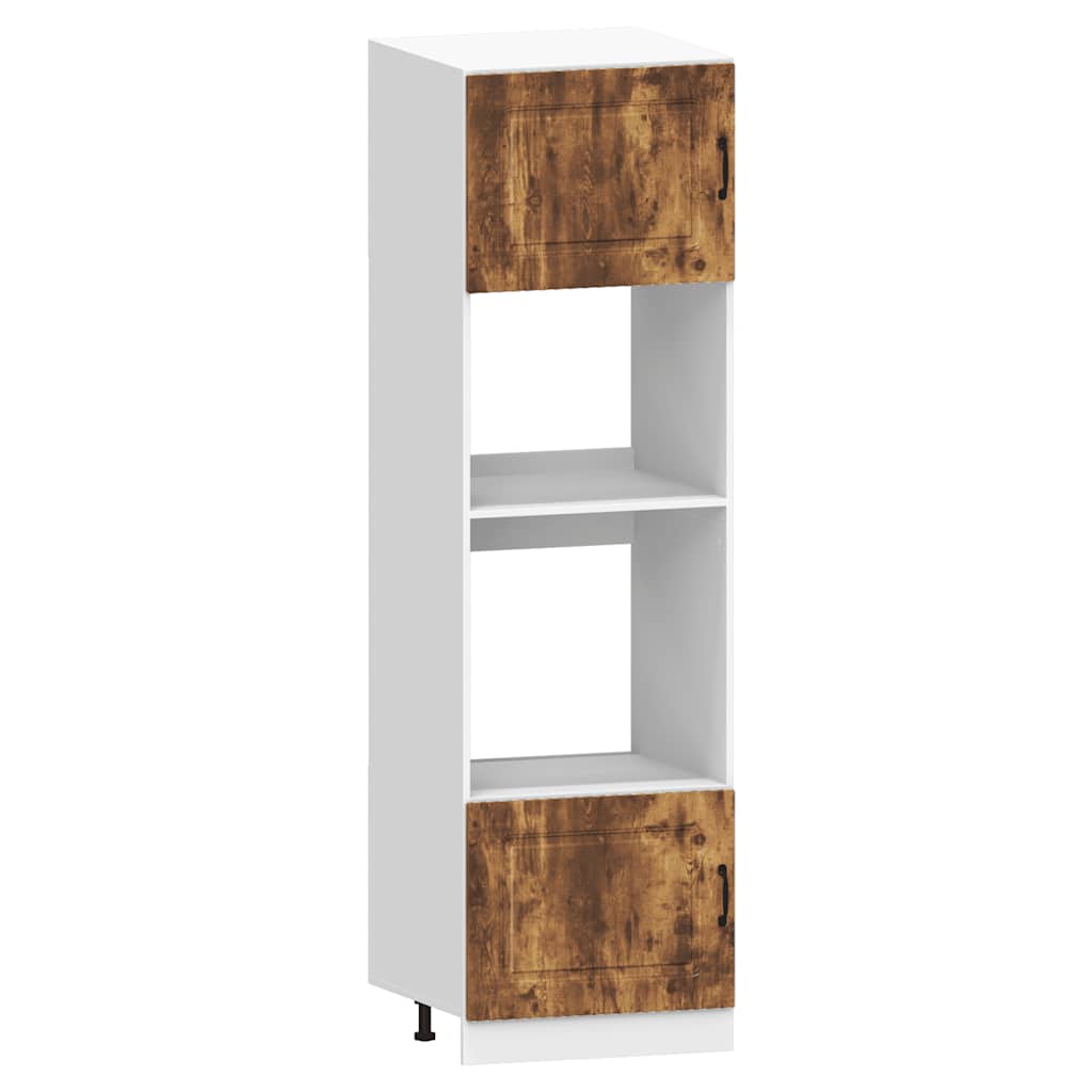 Set Mobili da Cucina 7 pz Kalmar Rovere Fumo Legno Multistrato | homemem39