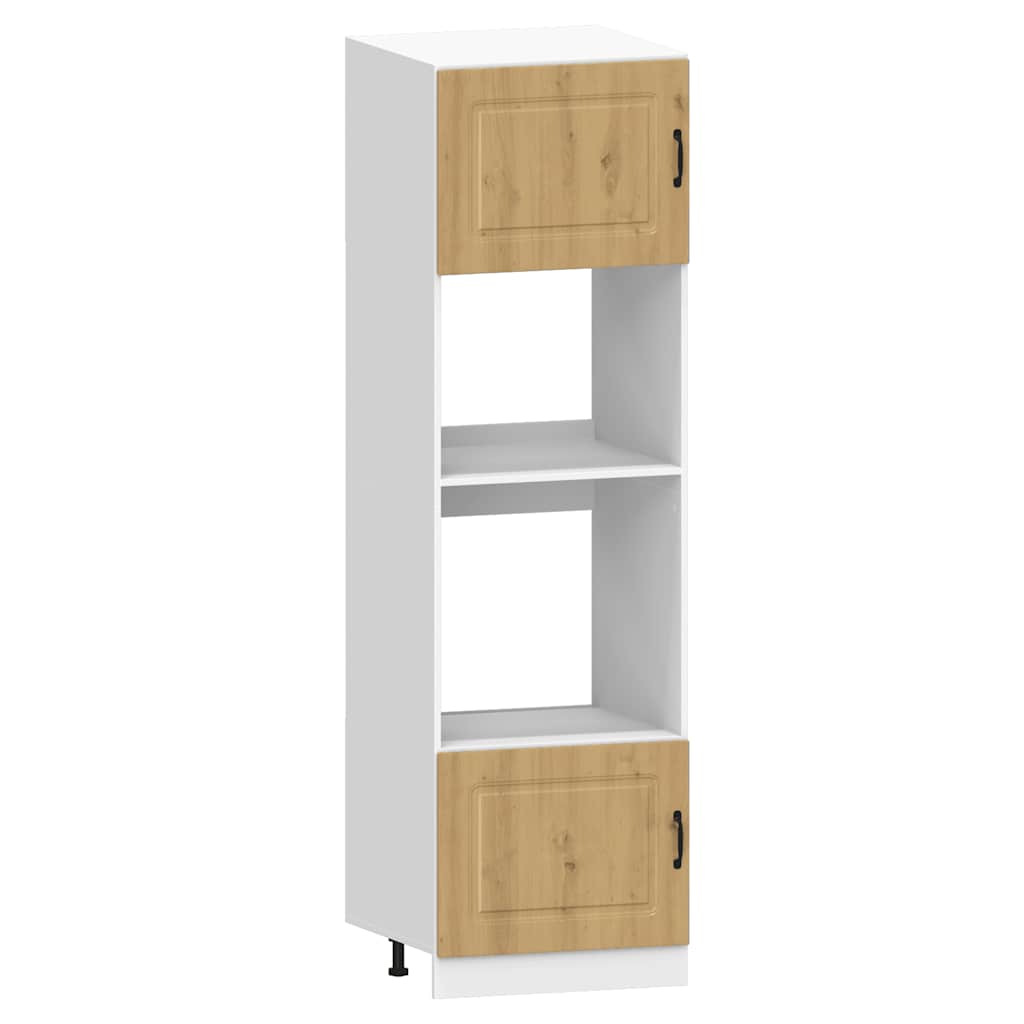 Set Mobili da Cucina 7 pz Kalmar Rovere Artigianale Truciolato | homemem39