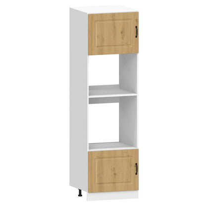 Set Mobili da Cucina 7 pz Kalmar Rovere Artigianale Truciolato - homemem39