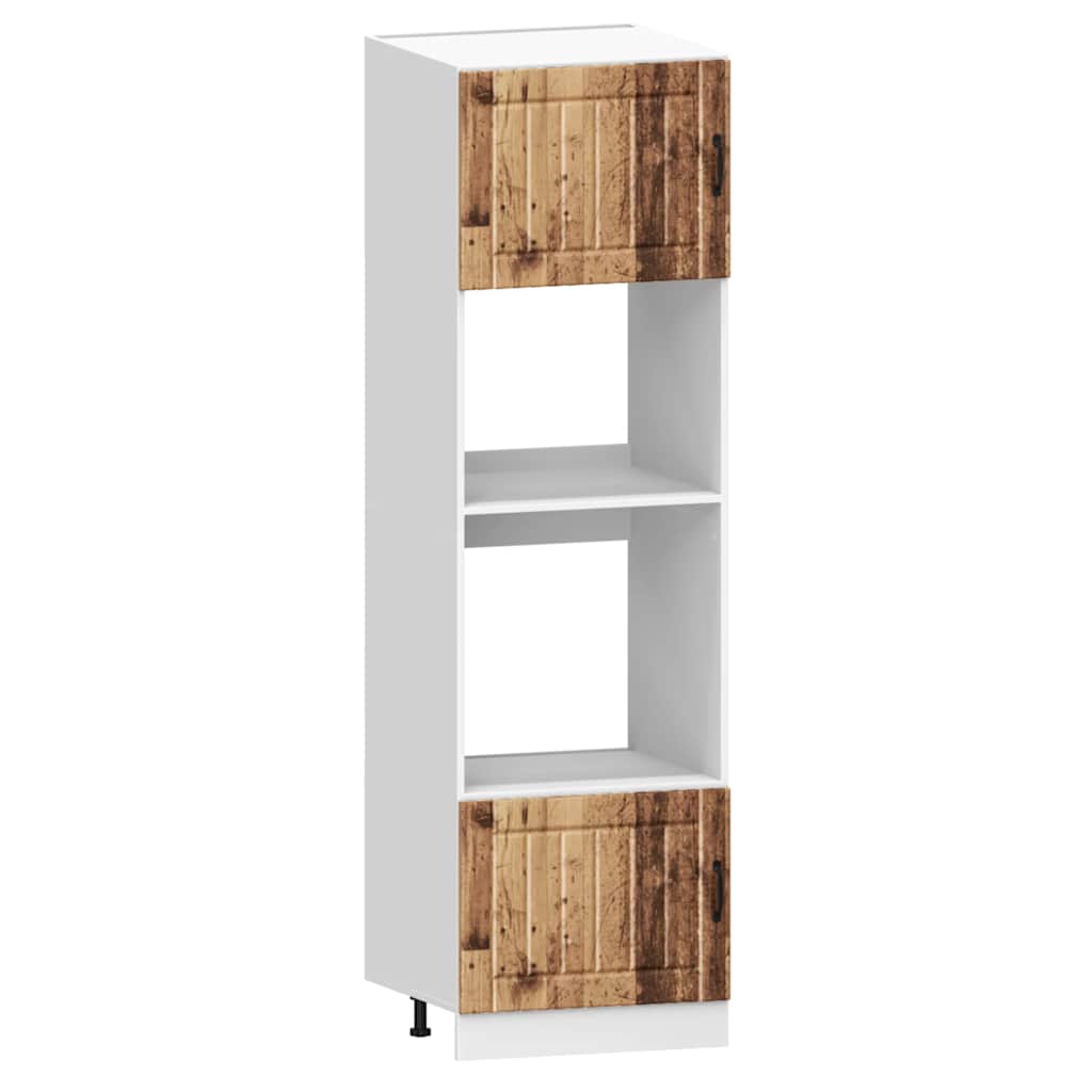 Set Mobili da Cucina 7 pz Kalmar Legno Vecchio in Truciolato | homemem39