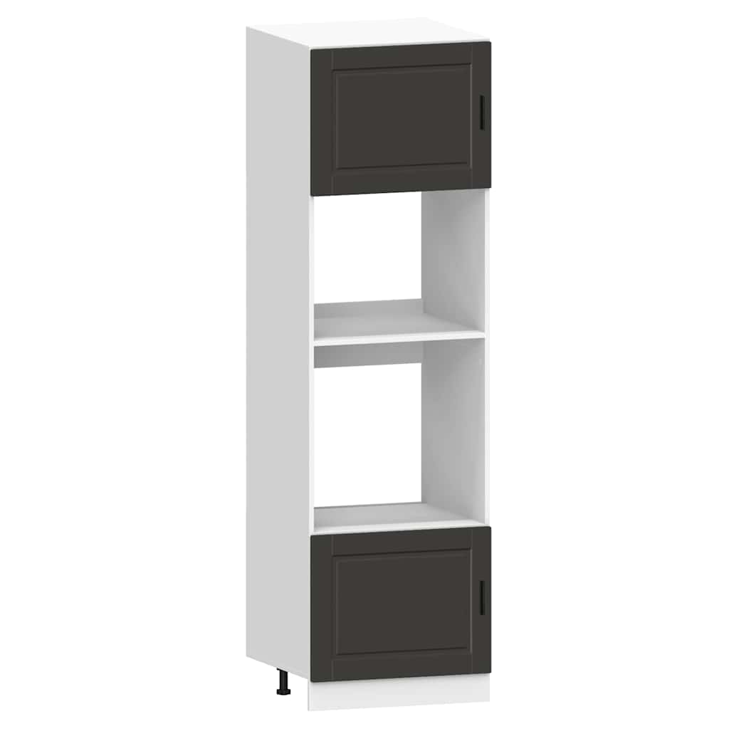 Set Mobili da Cucina 7 pz Porto Neri Legno Multistrato | homemem39