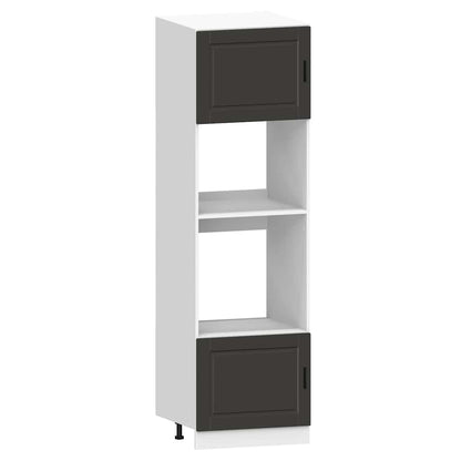 Set Mobili da Cucina 7 pz Porto Neri Legno Multistrato | homemem39