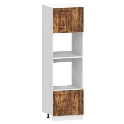 Set Mobili da Cucina 7 pz Kalmar Rovere Fumo Legno Multistrato | homemem39