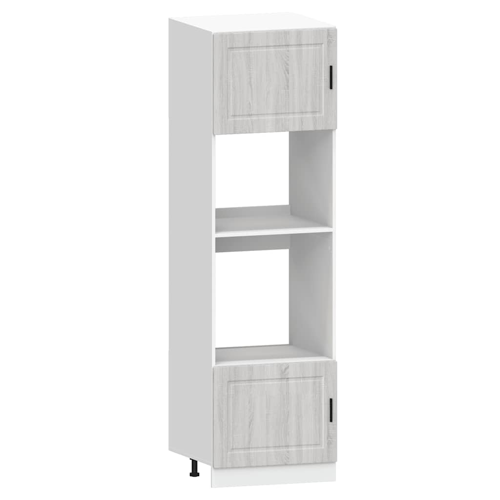 Set Mobili da Cucina 7 pz Kalmar Grigio Sonoma in Truciolato | homemem39