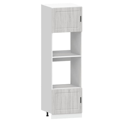 Set Mobili da Cucina 7 pz Kalmar Grigio Sonoma in Truciolato | homemem39