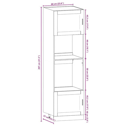 Set Mobili da Cucina 7 pz Porto Legno Vecchio in Truciolato | homemem39