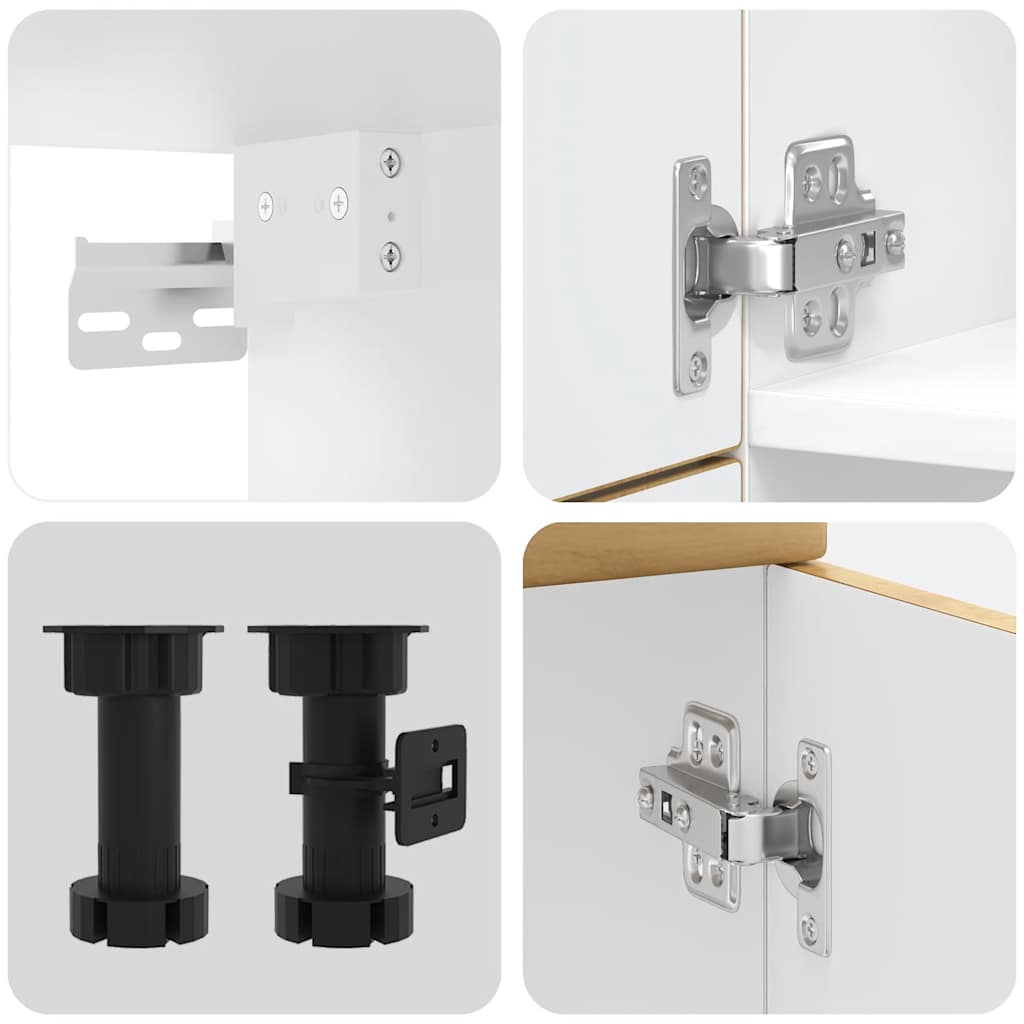 Set Mobili da Cucina 7 pz Kalmar Rovere Artigianale Truciolato | homemem39