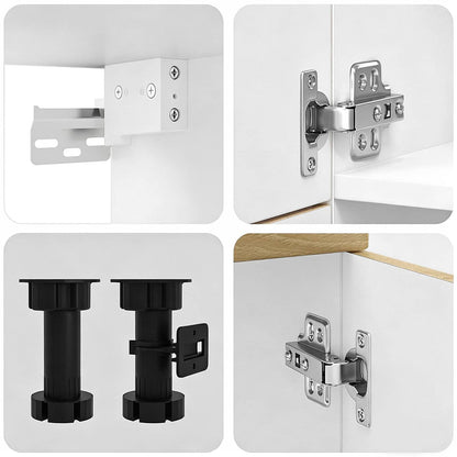 Set Mobili da Cucina 7 pz Lucca Rovere Sonoma in Truciolato