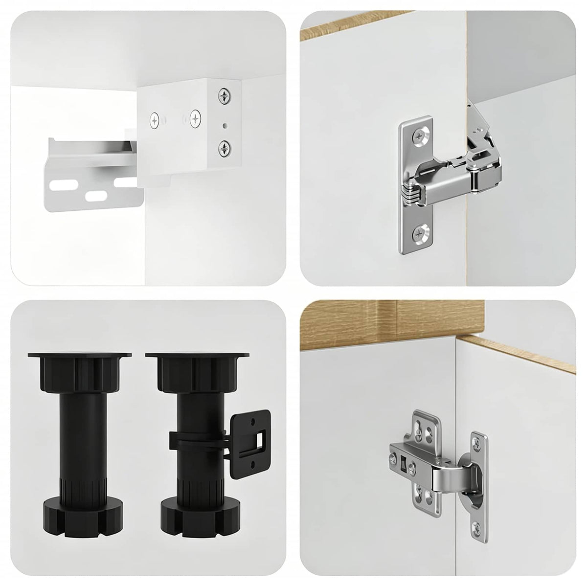 Set Mobili da Cucina 8 pz Lucca Rovere Sonoma in Truciolato