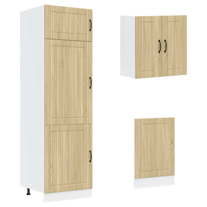 Set Mobili da Cucina 8 pz Lucca Rovere Sonoma in Truciolato | homemem39