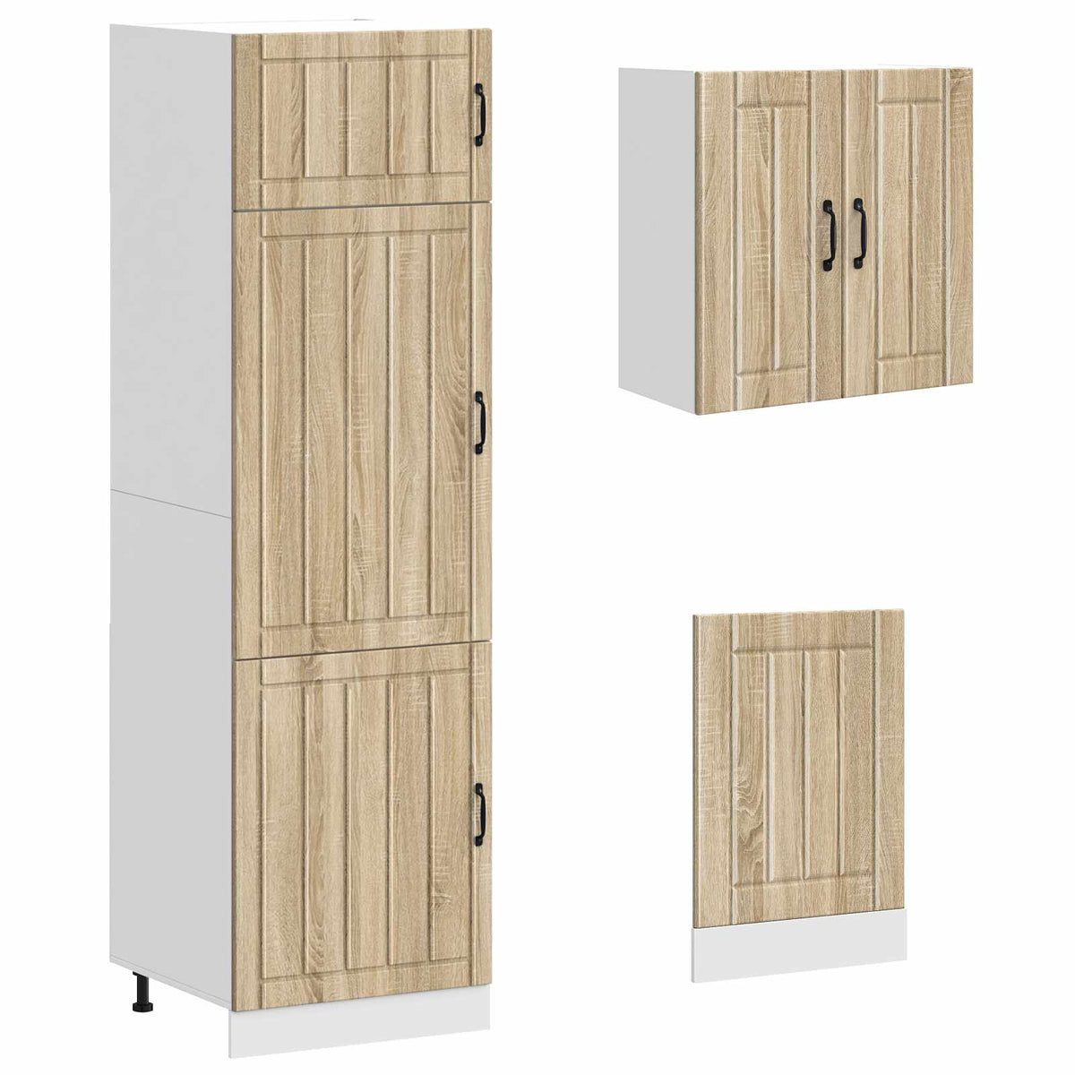 Set Mobili da Cucina 8 pz Lucca Rovere Sonoma in Truciolato