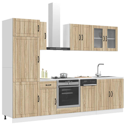 Set Mobili da Cucina 8 pz Lucca Rovere Sonoma in Truciolato