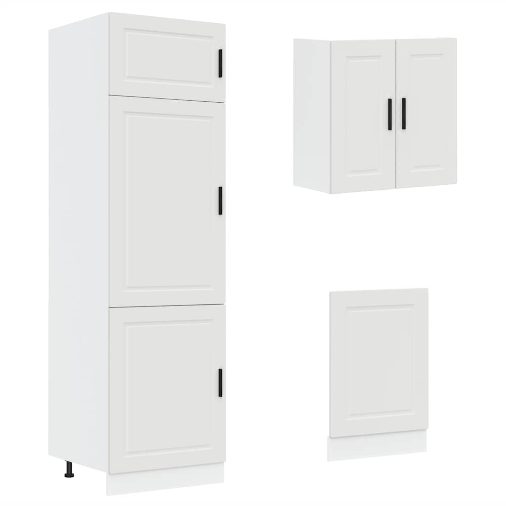 Set Mobili da Cucina 8 pz Porto Bianco Legno Multistrato | homemem39