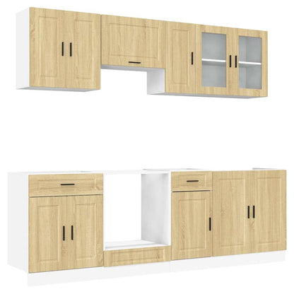 Set Mobili da Cucina 8 pz Porto Rovere Sonoma in Truciolato | homemem39
