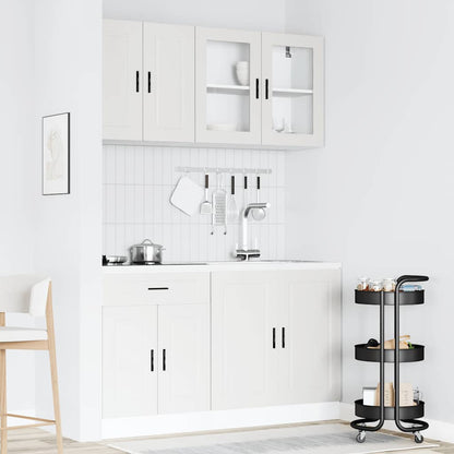 Set Mobili da Cucina 4 pz Porto Bianchi Legno Multistrato | homemem39