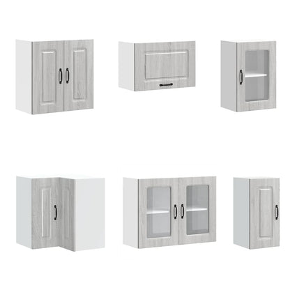 Set Mobili da Cucina 11 pz Kalmar Grigio Sonoma in Truciolato | homemem39