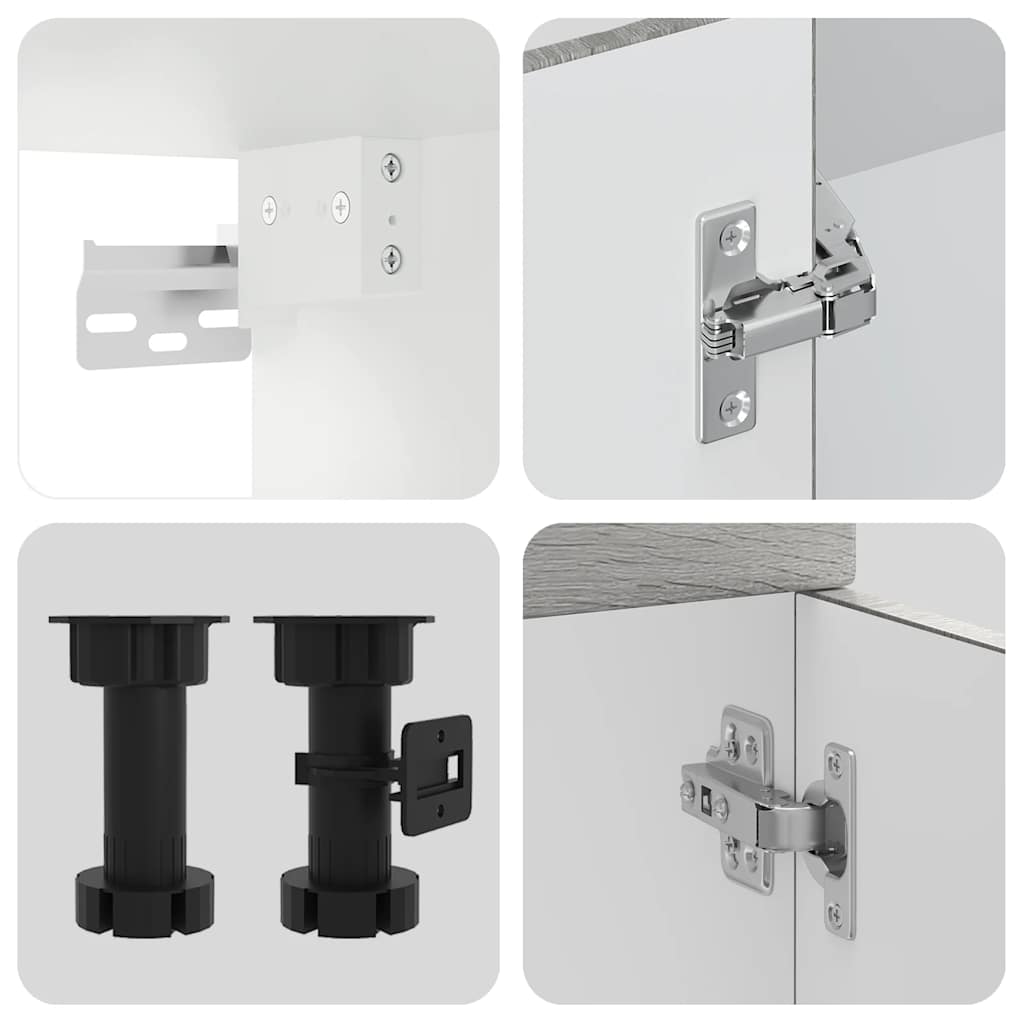 Set Mobili da Cucina 11 pz Kalmar Grigio Sonoma in Truciolato | homemem39