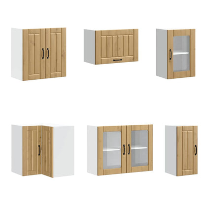 Set Mobili da Cucina 11 pz Lucca Rovere Artigianale Truciolato | homemem39