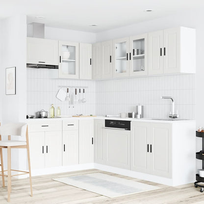 Set Mobili da Cucina 11 pz Porto Bianchi Legno Multistrato | homemem39