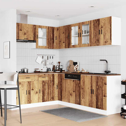 Set Mobili da Cucina 11 pz Porto Legno Antico in Truciolato | homemem39