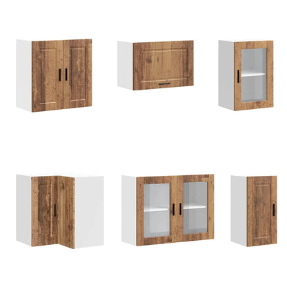 Set Mobili da Cucina 11 pz Porto Legno Antico in Truciolato | homemem39