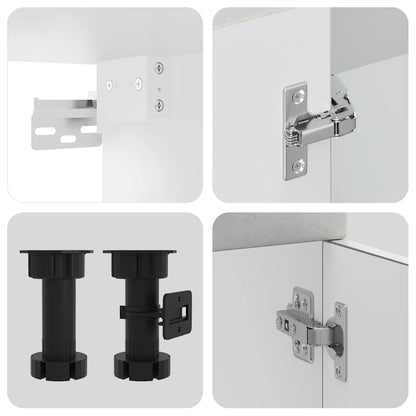 Set Mobili da Cucina 11 pz Kalmar Grigio Cemento in Truciolato | homemem39