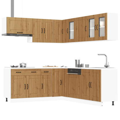 Set Mobili da Cucina 11 pz Kalmar Rovere Artigianale Truciolato | homemem39
